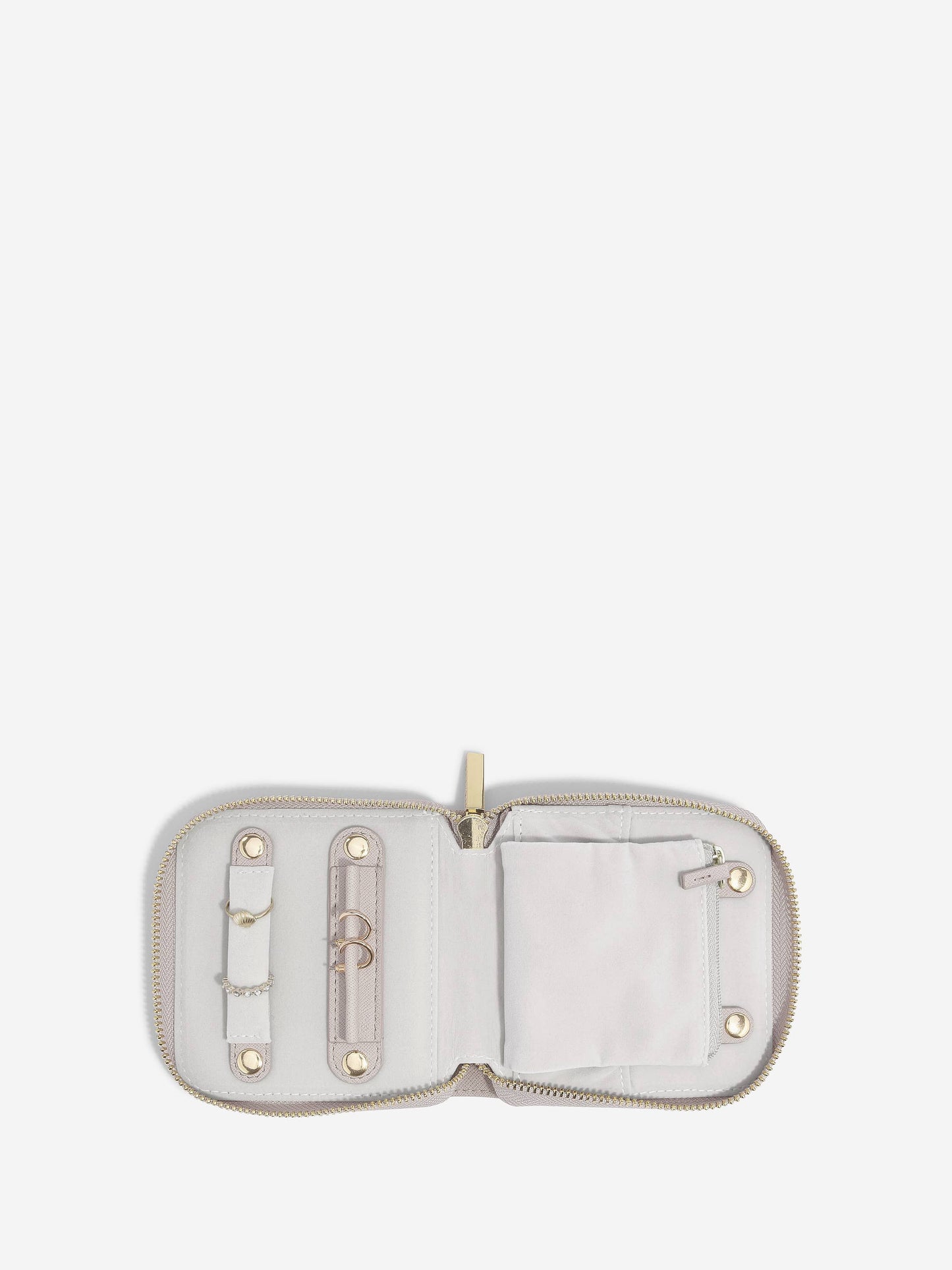 Taupe Compact Jewellery Roll