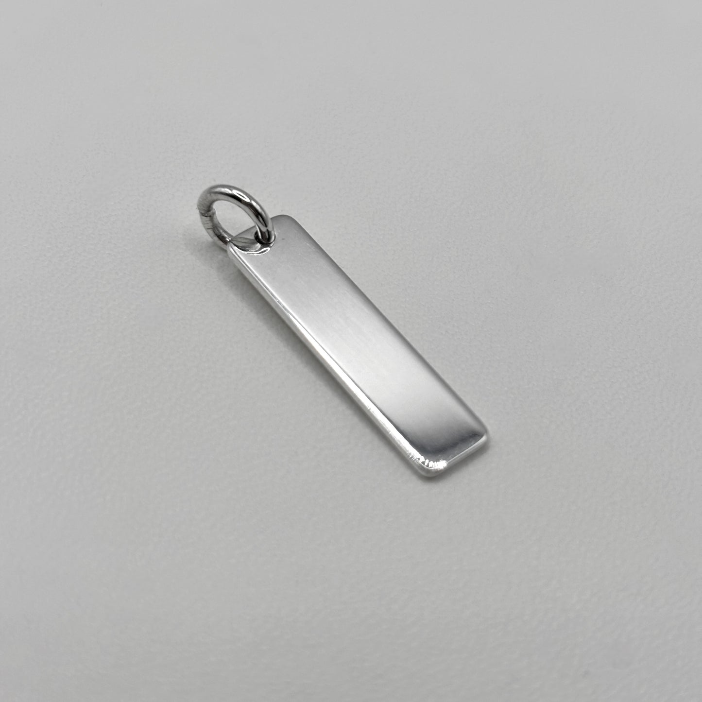 Bar Pendant on a Satellite Necklace