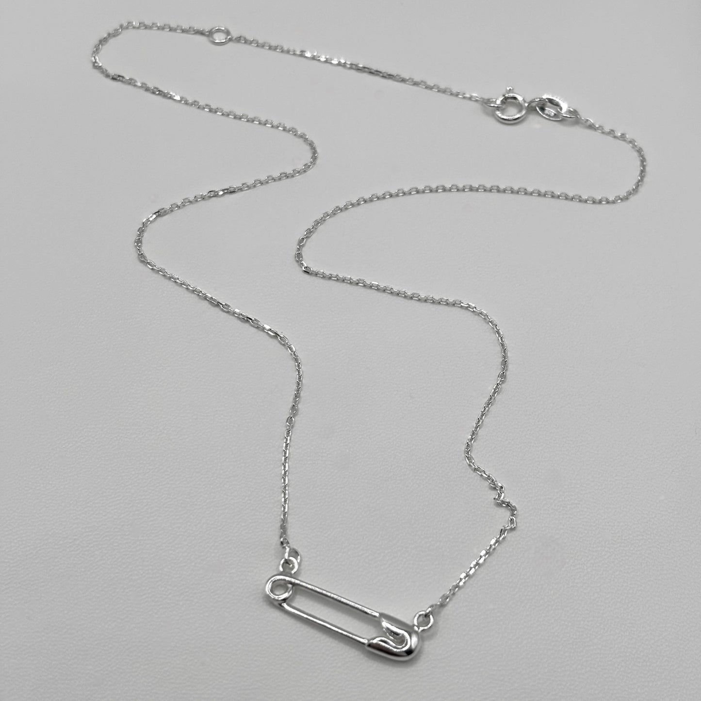 Safety Pin Necklace