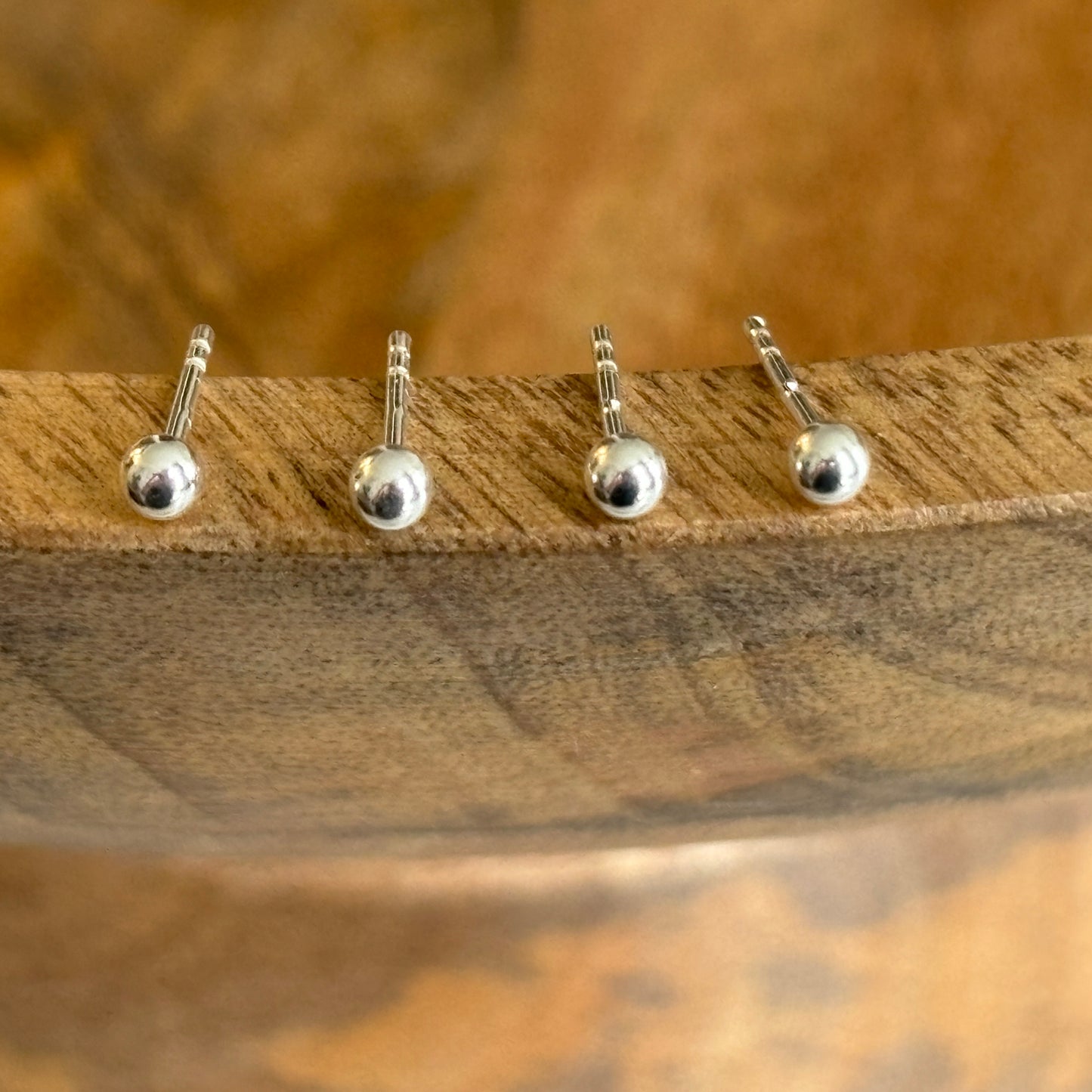 Ball Stud Earrings