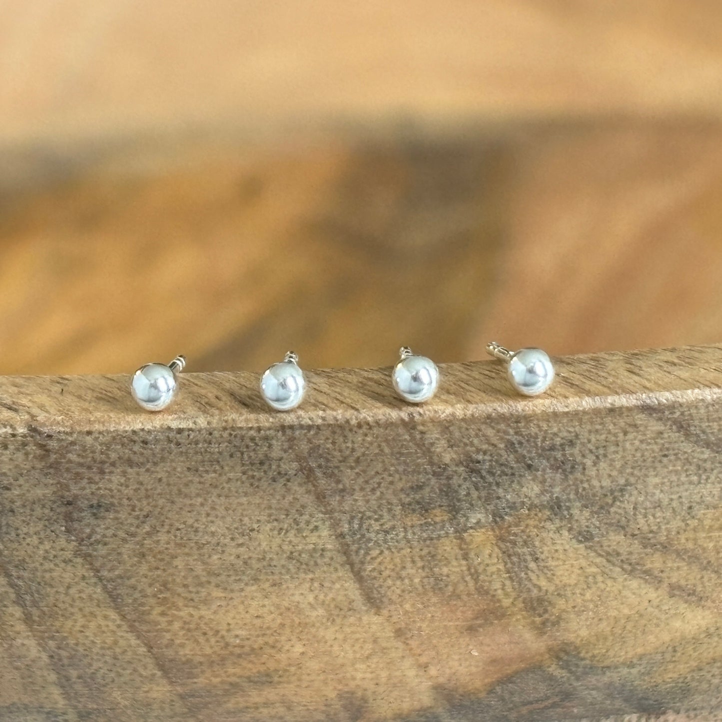Ball Stud Earrings