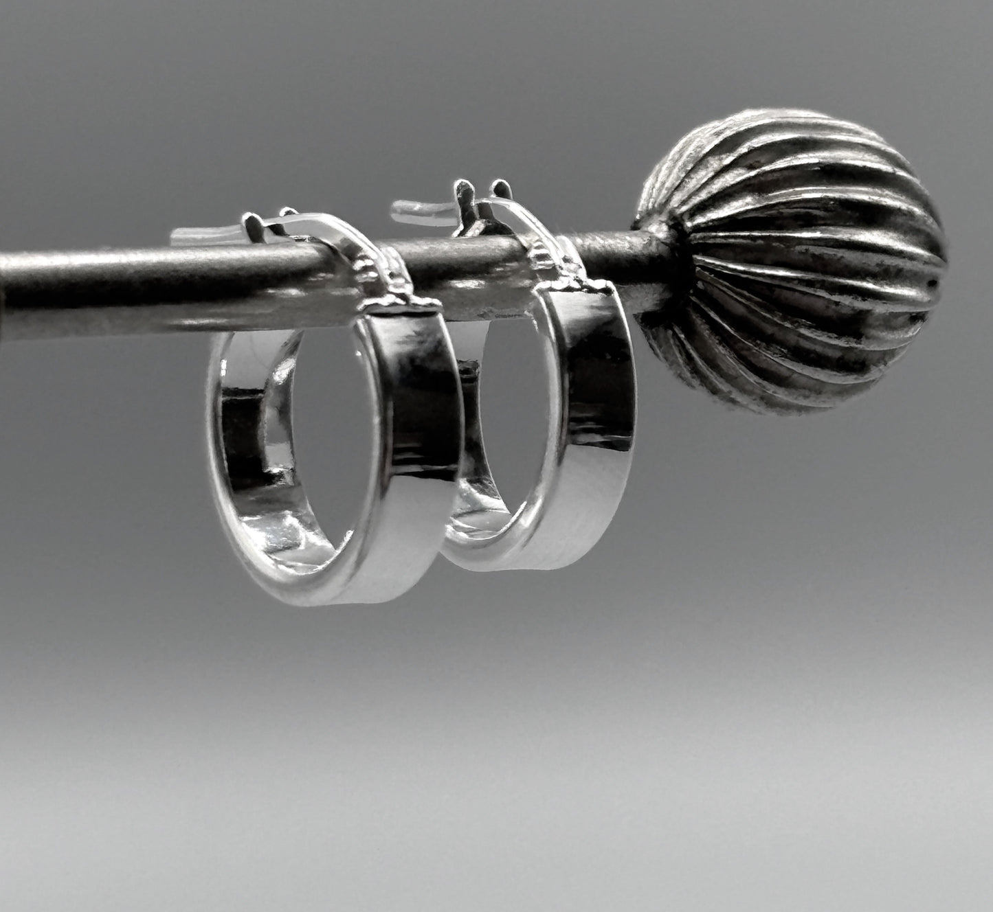 Rectangular Small Hoop Earrings