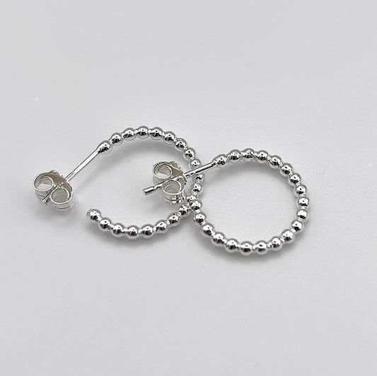 Bead Hoop Earrings
