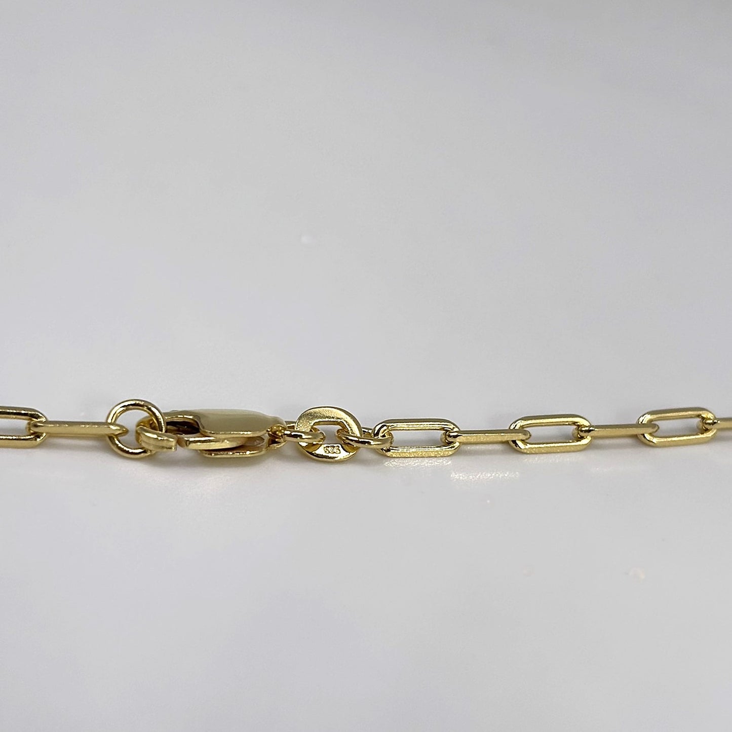 Gold Paper Chain Necklace - Small