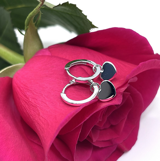Huggie Heart Earrings