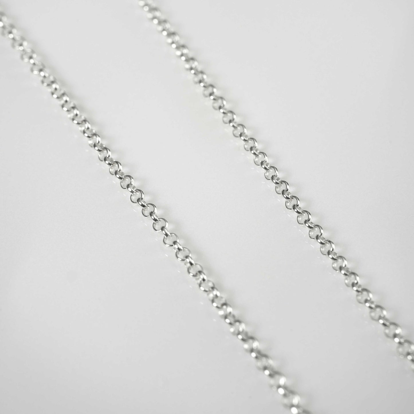 Ribbon Heart Pendant on a Fine Classic Necklace - Small