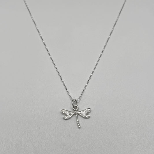 Dragonfly Pendant on a Small Bead Chain