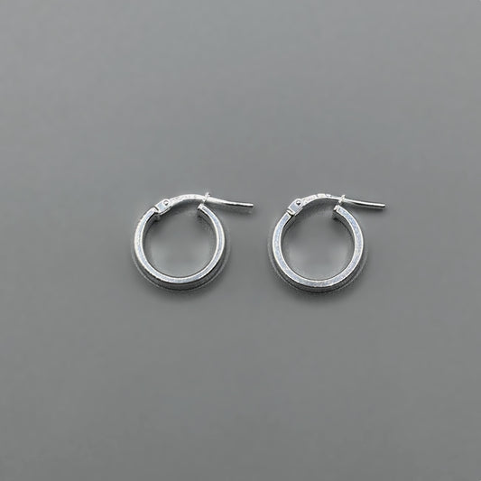 Rectangular Small Hoop Earrings