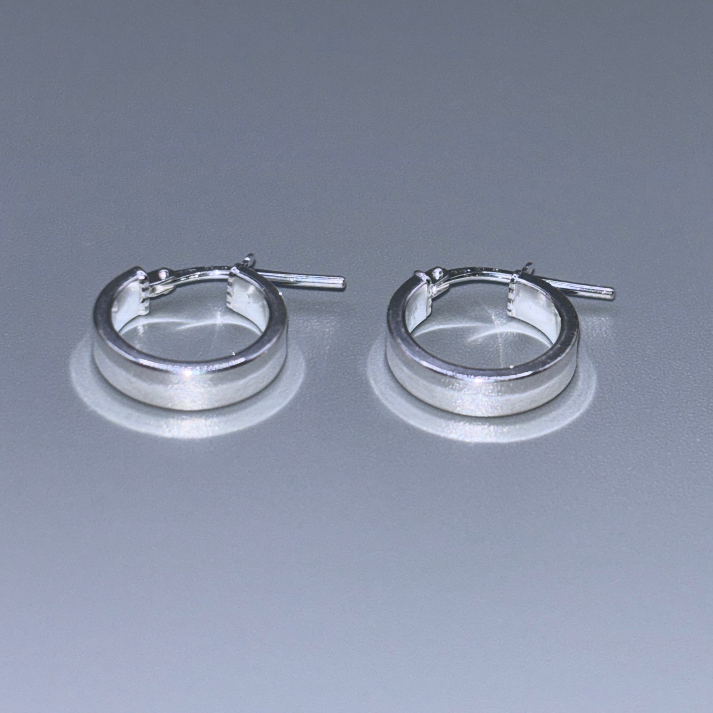 Rectangular Small Hoop Earrings