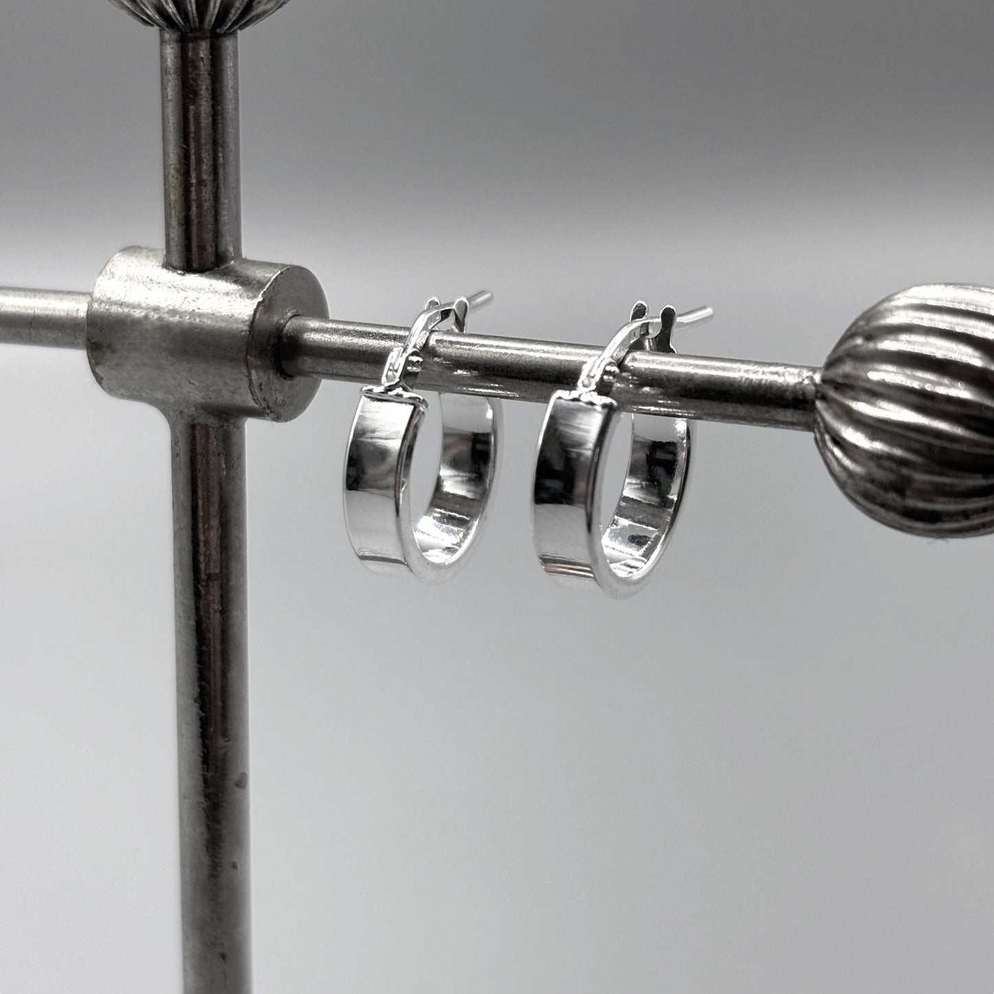 Rectangular Small Hoop Earrings