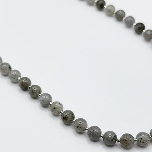 Labradorite Crystal Bead Necklace