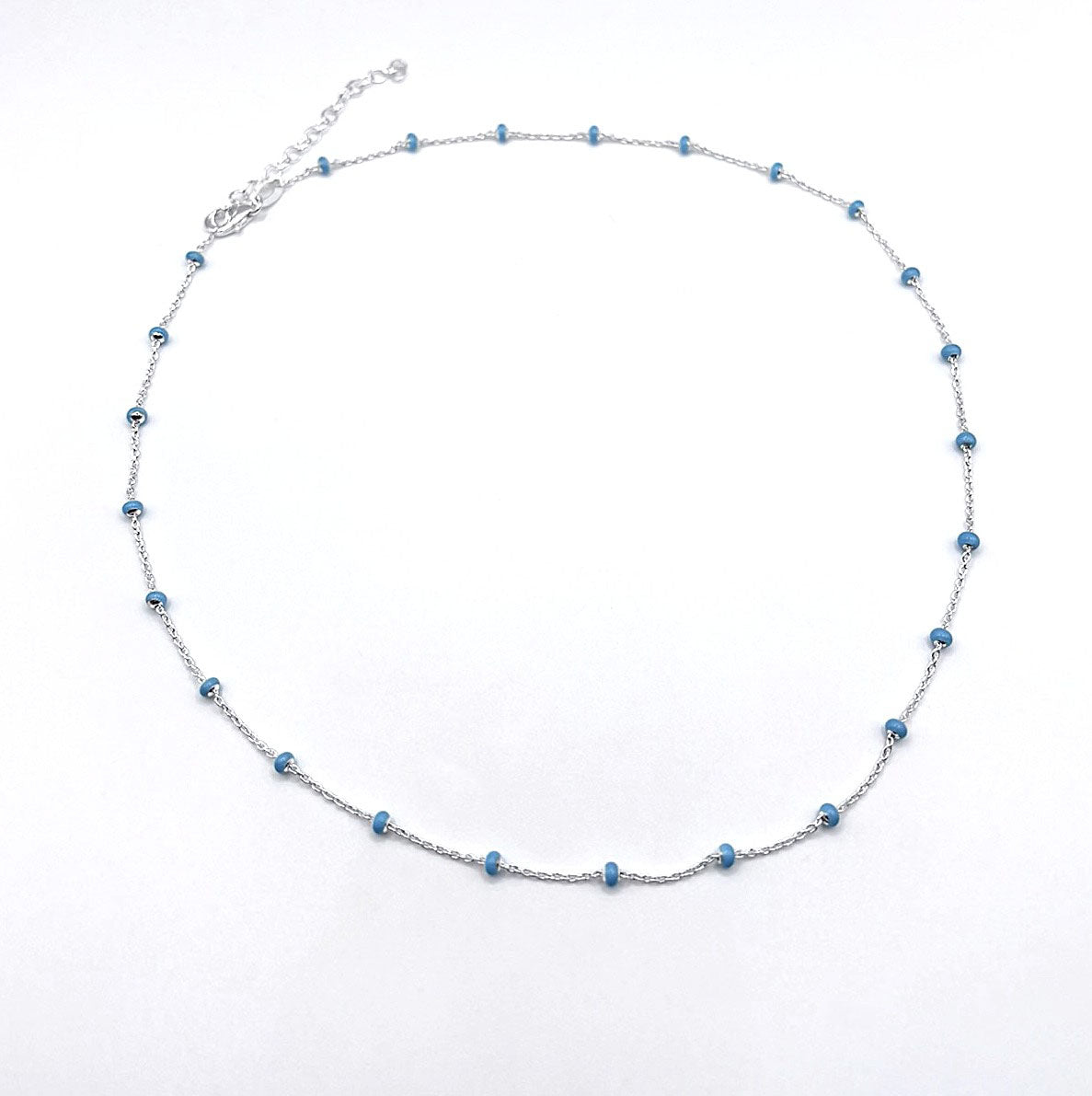 VERANO - Sea Blue Bead Necklace