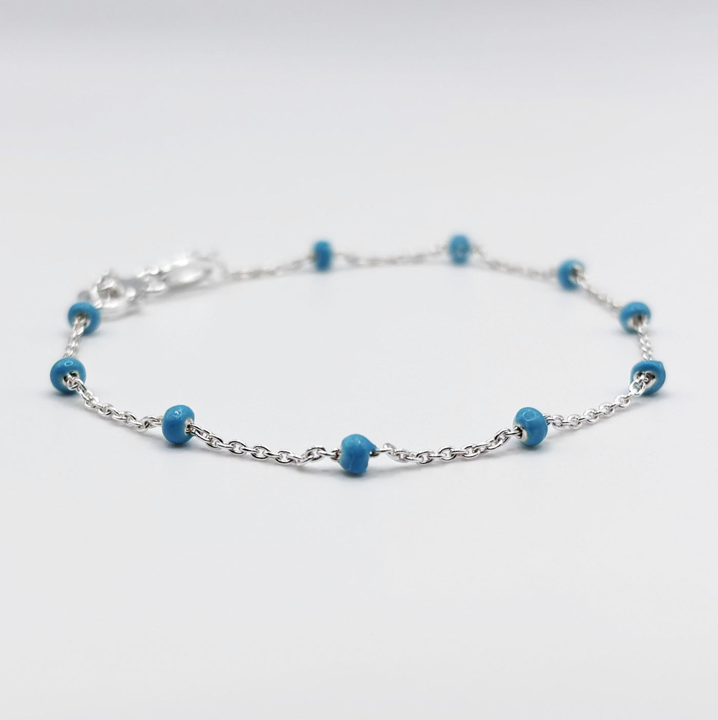 VERANO - Sea Blue Bead Bracelet